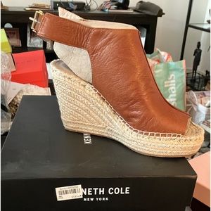 Kenneth Cole Wedge Heel Sandals, new never worn 9M